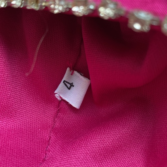 2 Piece Mac Duggal Pink embellished skirt set Festive / event / pageant / Barbie - Picture 14 of 17